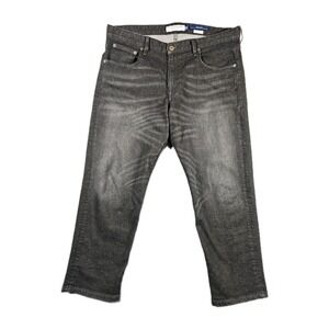 Peter Manning‎ Johnny Jeans Slim Fit Mens 35x27 Black Stretch Denim PMNYC